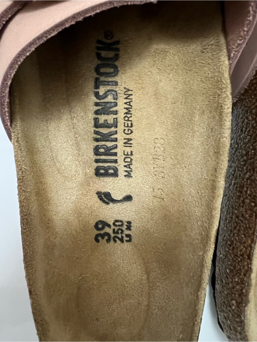 Birkenstock Women's Blush Single Strap Sandals with Gold Buckles - Picture 5 of 11